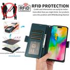 For iPhone 11 Pro Side Buckle RFID Anti-theft Leather Phone Case(Green) - 3