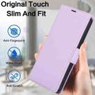 For iPhone 11 Pro Side Buckle RFID Anti-theft Leather Phone Case(Light Purple) - 2