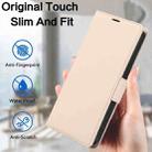 For iPhone 11 Pro Side Buckle RFID Anti-theft Leather Phone Case(Apricot) - 2