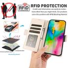 For iPhone 13 Pro Side Buckle RFID Anti-theft Leather Phone Case(Apricot) - 3