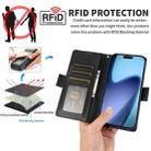 For iPhone Air Side Buckle RFID Anti-theft Leather Phone Case(Black) - 3