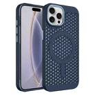 For iPhone 16 Pro Ice Feeling Cooling MagSafe Magnetic Phone Case(Navy Blue) - 1