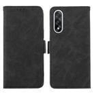 For OnePlus Nord 5 / Ace 5 Ultra ABEEL Frosted Magnetic RFID Leather Phone Case(Black) - 1