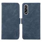For OnePlus Nord 5 / Ace 5 Ultra ABEEL Frosted Magnetic RFID Leather Phone Case(Blue) - 1