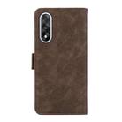 For OnePlus Nord 5 / Ace 5 Ultra ABEEL Frosted Magnetic RFID Leather Phone Case(Brown) - 3