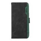 For OnePlus Nord 4 ABEEL Color Block Magnetic RFID Leather Phone Case(Black-Green) - 2