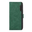 For OnePlus 13 ABEEL Color Block Magnetic RFID Leather Phone Case(Green-Black) - 2