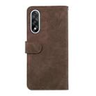 For OnePlus Nord 5 / Ace 5 Ultra ABEEL Color Block Magnetic RFID Leather Phone Case(Brown-Blue) - 3