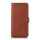 For Samsung Galaxy A56 5G Cow Texture Flip Leather Phone Case(Brown) - 3