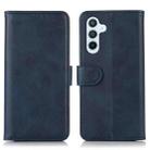 For Samsung Galaxy A17 5G Cow Texture Flip Leather Phone Case(Blue) - 1