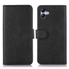 For Samsung Galaxy A07 5G Cow Texture Flip Leather Phone Case(Black) - 1