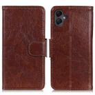 For Samsung Galaxy A06 4G Nappa Texture Horizontal Flip Leather Phone Case(Brown) - 1