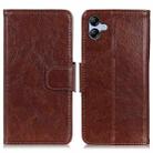 For Samsung Galaxy A07 5G Nappa Texture Horizontal Flip Leather Phone Case(Brown) - 1