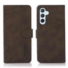 For Samsung Galaxy A36 5G KHAZNEH Matte Texture Leather Phone Case(Brown) - 1