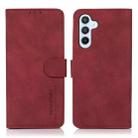 For Samsung Galaxy A17 5G KHAZNEH Matte Texture Leather Phone Case(Red) - 1