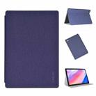 For Teclast P20HD / M40 Business Style Horizontal Flip PU Leather Protective Case with Holder(Blue) - 1