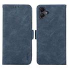 For Samsung Galaxy A06 4G ABEEL Frosted Magnetic RFID Leather Phone Case(Blue) - 1