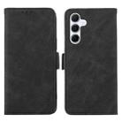 For Samsung Galaxy A36 5G ABEEL Frosted Magnetic RFID Leather Phone Case(Black) - 1
