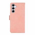 For Samsung Galaxy A17 5G ABEEL Frosted Magnetic RFID Leather Phone Case(Pink) - 3