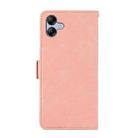 For Samsung Galaxy A07 5G ABEEL Frosted Magnetic RFID Leather Phone Case(Pink) - 3