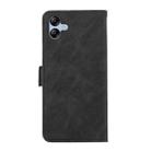 For Samsung Galaxy A07 5G ABEEL Frosted Magnetic RFID Leather Phone Case(Black) - 3