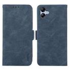 For Samsung Galaxy A07 5G ABEEL Frosted Magnetic RFID Leather Phone Case(Blue) - 1