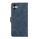 For Samsung Galaxy A07 5G ABEEL Frosted Magnetic RFID Leather Phone Case(Blue) - 3