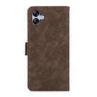 For Samsung Galaxy A07 5G ABEEL Frosted Magnetic RFID Leather Phone Case(Brown) - 3