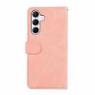 For Samsung Galaxy A26 5G ABEEL Color Block Magnetic RFID Leather Phone Case(Pink-Cyan) - 3