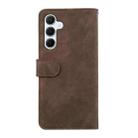 For Samsung Galaxy A17 5G ABEEL Color Block Magnetic RFID Leather Phone Case(Brown-Blue) - 3