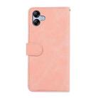 For Samsung Galaxy A07 5G ABEEL Color Block Magnetic RFID Leather Phone Case(Pink-Cyan) - 3
