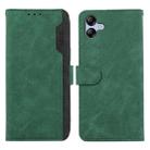 For Samsung Galaxy A07 5G ABEEL Color Block Magnetic RFID Leather Phone Case(Green-Black) - 1