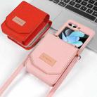 For Samsung Galaxy Z Flip5 VIETAO Portable Organ Style Wallet PU Phone Case(Rose Gold) - 2