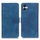For Samsung Galaxy A07 5G KHAZNEH Retro Texture Horizontal Flip Leather Phone Case(Blue) - 1