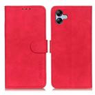 For Samsung Galaxy A07 5G KHAZNEH Retro Texture Horizontal Flip Leather Phone Case(Red) - 1