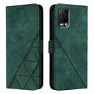 For BLU View 5 Pro Crossbody 3D Embossed Flip Leather Phone Case(Green) - 2