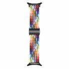 For Samsung Galaxy Watch Ultra 47mm Nylon Loop Magnetic Buckle Watch Band(Official Rainbow) - 3