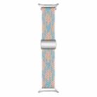 For Samsung Galaxy Watch Ultra 47mm Nylon Loop Magnetic Buckle Watch Band(Blue Diamond Powder) - 3