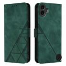 For Nothing CMF Phone 1 Crossbody 3D Embossed Flip Leather Phone Case(Green) - 2