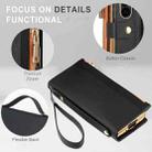 For Samsung Galaxy Z Fold5 VIETAO RFID Wallet Leather Phone Case with Wrist Strap(Black) - 3