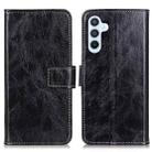 For Samsung Galaxy A17 5G Retro Crazy Horse Texture Leather Phone Case(Black) - 1
