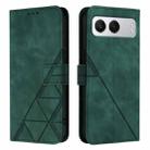 For OnePlus Nord 4 5G Crossbody 3D Embossed Flip Leather Phone Case(Green) - 2