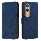 For OnePlus Nord CE4 Lite  Crossbody 3D Embossed Flip Leather Phone Case(Blue) - 2