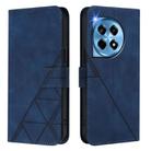 For OnePlus 12 5G Global Crossbody 3D Embossed Flip Leather Phone Case(Blue) - 2