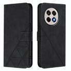 For OnePlus Ace 5 Pro / Ace 5 / 13R Crossbody 3D Embossed Flip Leather Phone Case(Black) - 2