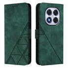 For Redmi Note 14 Pro 4G Crossbody 3D Embossed Flip Leather Phone Case(Green) - 2
