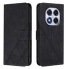 For Redmi Note 14 Pro 5G Global Crossbody 3D Embossed Flip Leather Phone Case(Black) - 2