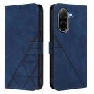 For Redmi A5 4G 171.7mm Crossbody 3D Embossed Flip Leather Phone Case(Blue) - 2