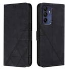 For Samsung Galaxy A16 5G Crossbody 3D Embossed Flip Leather Phone Case(Black) - 2