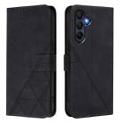 For Samsung Galaxy A26 5G Global Crossbody 3D Embossed Flip Leather Phone Case(Black) - 2